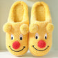 A Pair of Lovely Cotton Comfortable Flat Shoes Suitable for Autumn and Winter Home Design Full of Sense
