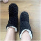 Winter Couple Warm Slippers Non-slip Thicken Plus Velvet Indoor Socks Soft Floor Shoes