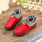 Women's Winter Thickened Warm Cotton Shoes Comfortable Home Antiskid Casual Shoes Outdoor Flat Snow Shoes