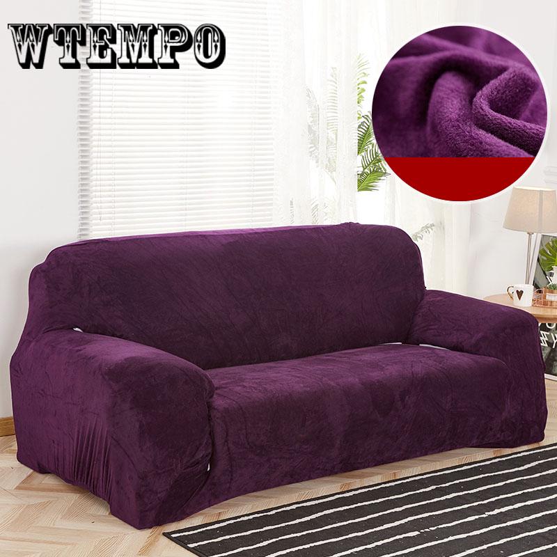 Slipcover Stretch Sofa Covers Furniture Protector L Shape Loveseat Couch Cover 1/2/3/4-seater