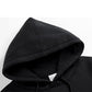 Burgundy Sweater Men's Hooded Sweatshirts Autumn Chinese Style Plus Velvet Loose Coming Year's Eve Couple Jacket Outerwear