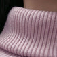 Pofulove Turtleneck Bottoming Shirt Women Winter Pullover Loose Sweater Thick Long-sleeved Bottoming