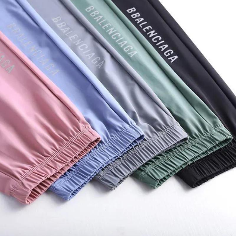 Ice Silk Stretch Quick-drying Pants Women's Summer Thin Section Beam Foot Breathable Loose Large Size Outdoor Running Sports Casual Pants