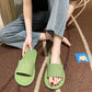 Slippers Women Summer Beach Sandals Household Indoor Silent Non-slip Bathroom Bathing Sandals and Slippers Women