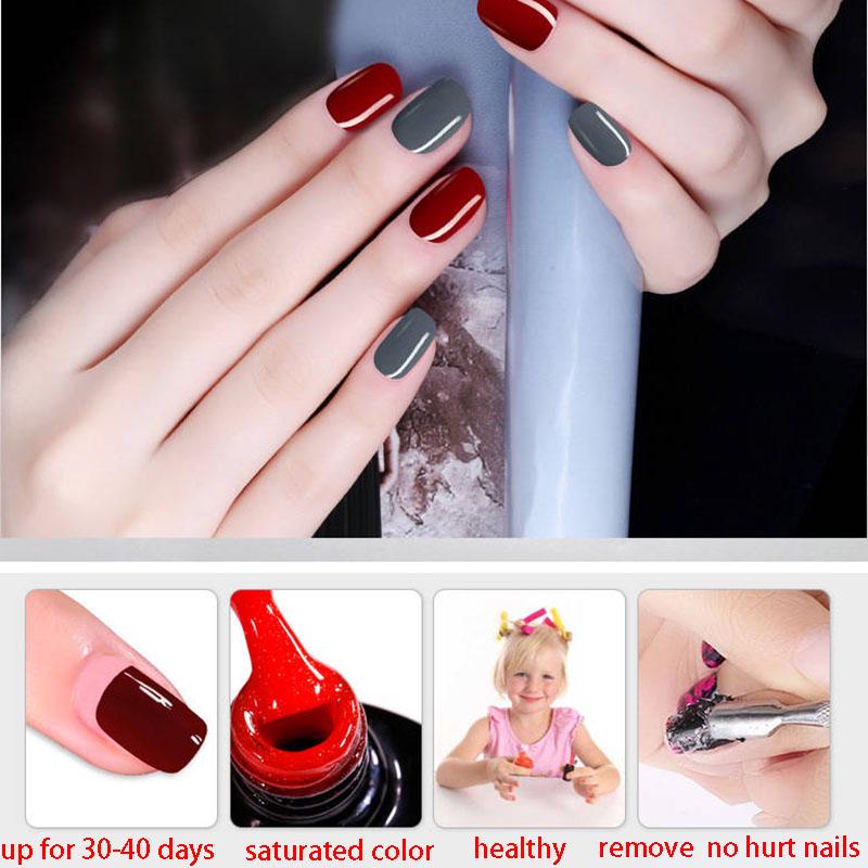 Manicure Set 54W UV LED Lamp Manicure Set 30 Color Soak Off Gel Nail Polish Nail kit Nail Art Sets