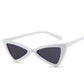 WTEMPO Sexy Cat Eye Sunglasses , New Fashion Triangle Small Size Modern Retro Designer Women Sun