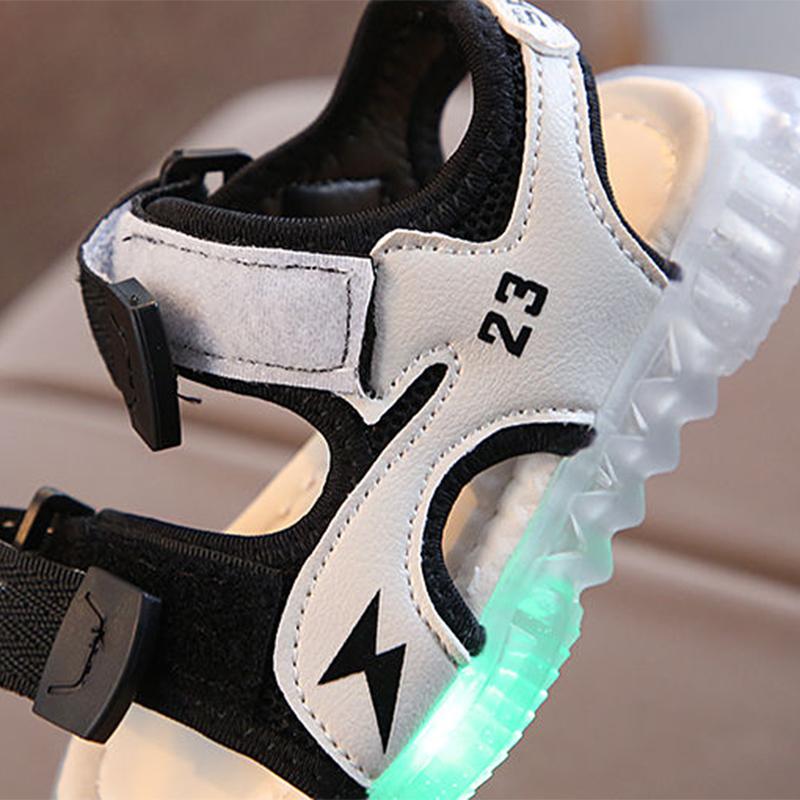 1-5 Years Old Children's Shoes Light-up Shoes Boys Baby Sandals Summer Girls Light-up Shoes