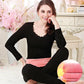 Winter Thermal Underwear Women Thickening and Velvet Tight-fitting Body Autumn Clothes Long-length Pants Suit Bottoming Cotton Sweater