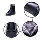 Martin Boots Women's Winter Plus Velvet Leather Mid-heel Shoes Women's Cotton Shoes Thick Heel Thick-soled British Style Short Boots Women