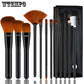 Champagne Makeup Brushes Set for Foundation Powder Blush Eyeshadow Concealer Kit Pincel Maquiagem