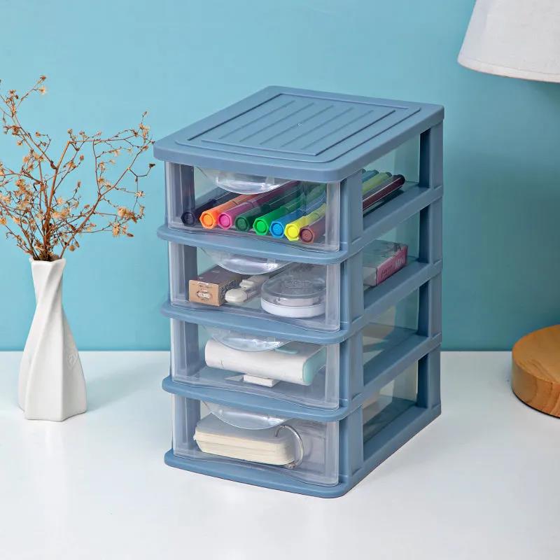Capacity Cosmetic Storage Box Make Load Organizer Jewellery Nails Make Container Desktop Miscellaneous Storage Box