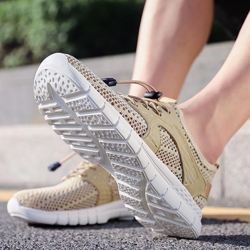 Plus Size 38-44 Outdoor Water Sneakers Men Non Slip Hiking Climbing Aqua Shoes Beach Barefoot Upstream Shoes Seaside Footwear Male