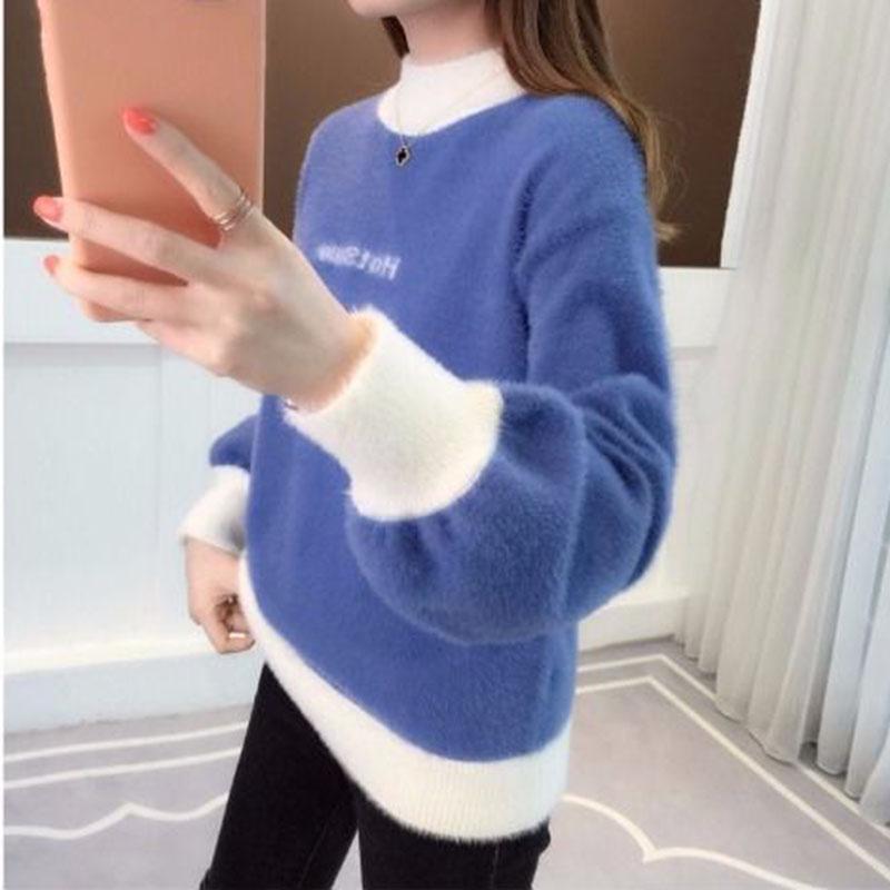 Autumn and Winter Thick Sweater European and American Style Jacket Loose Casual Young Women's Top