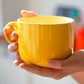 Mark Cup with Lid and Spoon Milk Cup Home Breakfast Cup Men's Water Cup Female Couple Cup Ins
