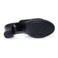 Slippers Women's Rhinestone Hollowed-out Semi-trailer High-heeled Sandals Medium-heeled Women's Shoes All-match Flip-flop Sandals