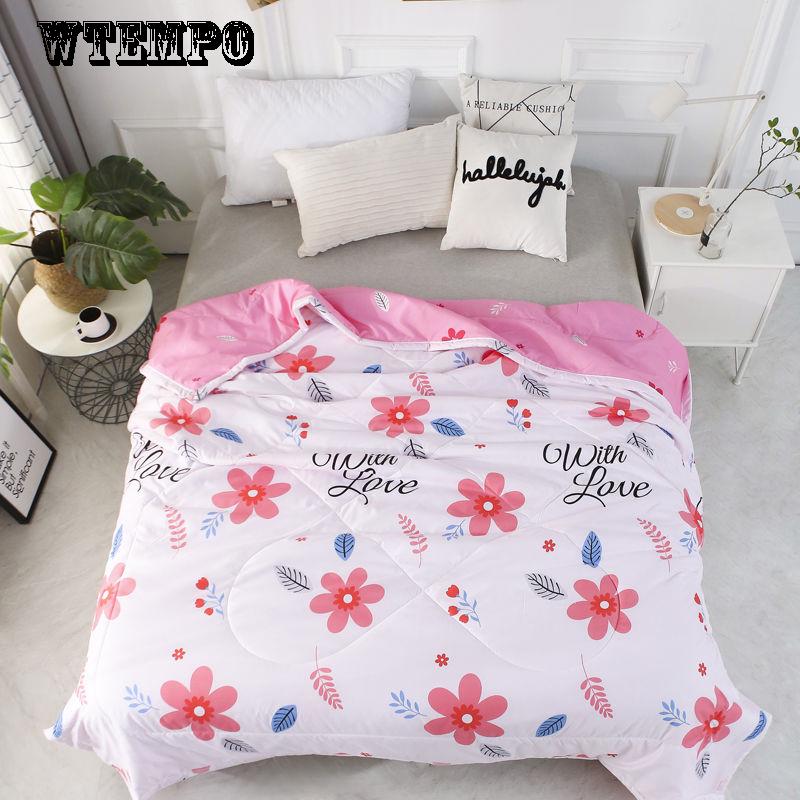 WTEMPO Comfortable Air Conditioner Is Summer Cool Quilt Soft Child Is Summer Washable Thin Quilt