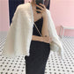 Harajuku Coat Women Long Sleeve Crew Neck Imitation Lambskin Jacket Casual Loose pink Outwear