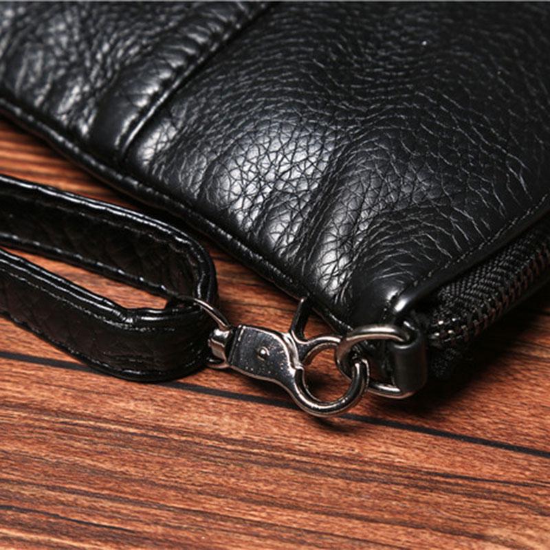 Business Briefcase Wemen Retro Zipper Waterproof Leather IPad Handbag Shoulder Bags Computer Bag