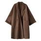 Autumn and Winter Woolen Coat Korean Fashion Mid-length Woolen Coat Thickened Over The Knee Plus Size Woolen Coat