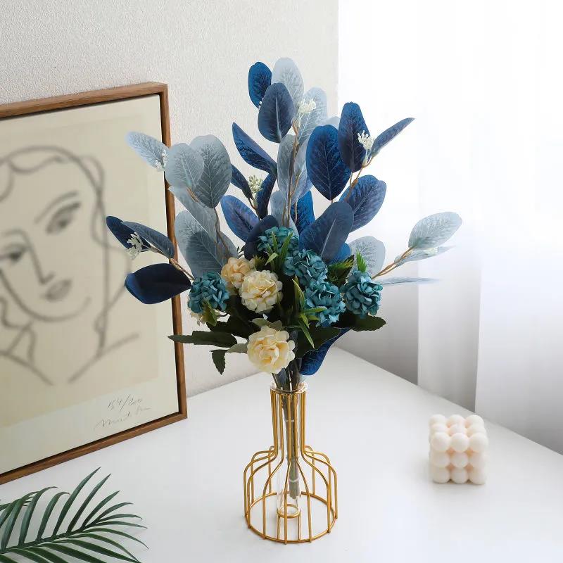 Fake Flower Simulation Bouquet Decoration Decorative Floral Decoration High-end Living Room Eucalyptus Table Flower Display