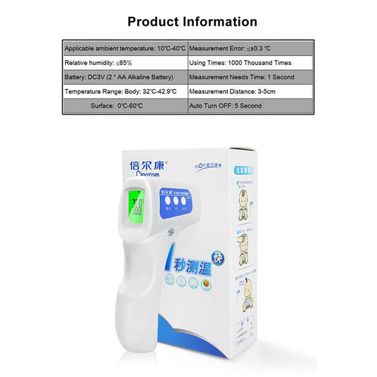 Body Infrared Forehead Thermometer Adult Baby Non-contact Digital Body Temperature Measure Device