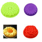 1/3 PCS Silicone Daisy Flower Cake Mold Bread Pan Rose Cake Mold Sunflower Bakery Bread Mold