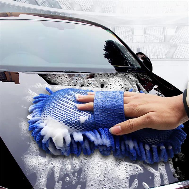 Chenille Sponge Wipe Large Car Wash Sponge Block Super Decontamination Wipe Car Gloves Car Cleaning Tools Car Supplies