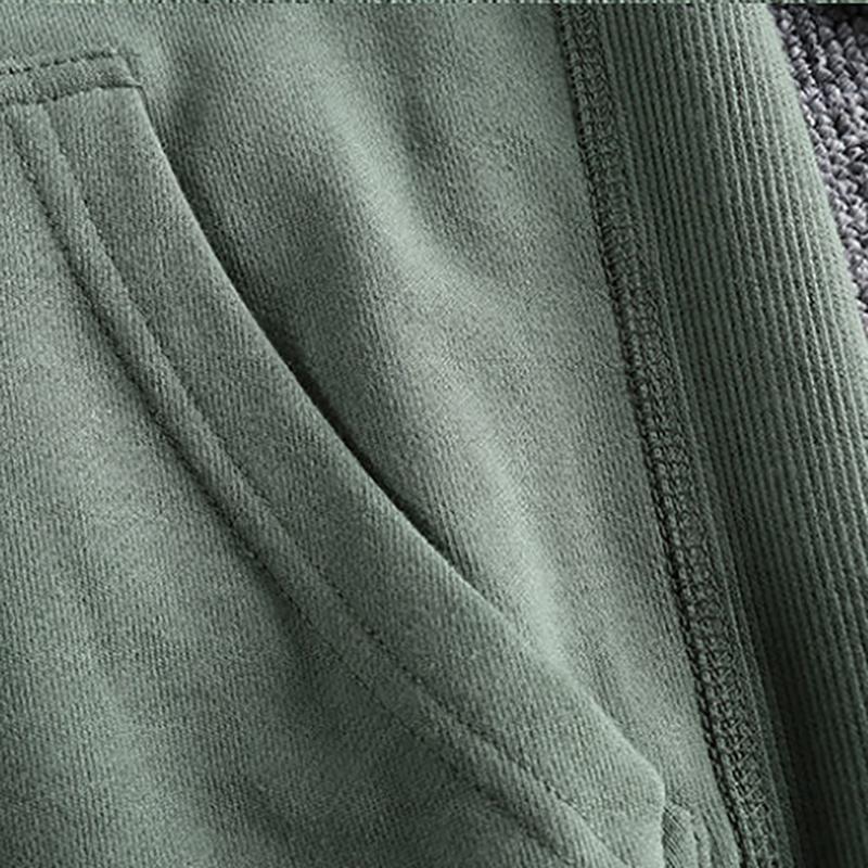 Hooded Sweater Men's Sweater Sports Casual Cardigan Sweatshirts Pure Color Wild Youth Hoodie Sweater Trend