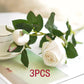 Bulgarian Rose Simulation Bouquet Fake Flower Decoration European Plastic Flower Decoration Silk Flower Living Room Table Decoration