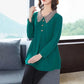 Spring and Autumn Long-sleeved T-shirt Loose Solid Color Top Casual Round Neck Bottoming Shirt