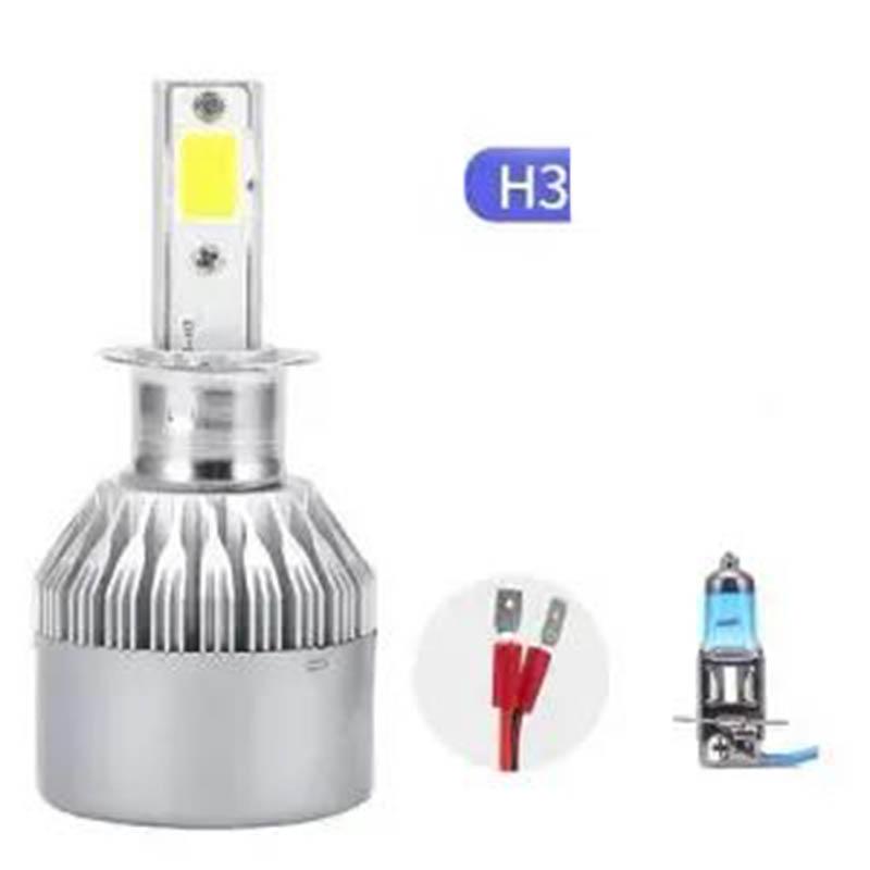 High-brightness Single-mounted Car Light Bulb Accessories H1 H3 H4 H7 H1112V24V Led Headlights Focus Distance and Near One
