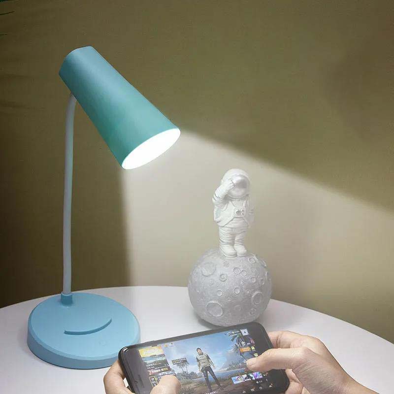 LED Eye Protection Learning Reading Table Lamp Three-speed Touch Dimming USB Charging Plug-in Small Table Lamp