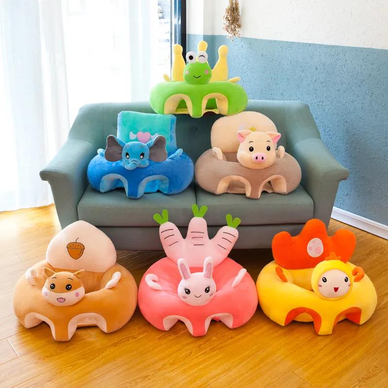 Less Than 15Kg Baby Seat Sofa Anti-fall Waistguard High Elastic Sponge Thicker and Softer Plush Baby Sofa Bedroom Living Room Baby Room