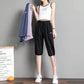 Ice Silk Cropped Pants Women's Large Size Loose Sweatpants Women's Summer Thin Casual Harem Pants Student Wide-leg Pants