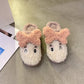 Autumn and Winter Cotton Slippers Non-slip Household Leisure Pure Cotton Floor Slippers