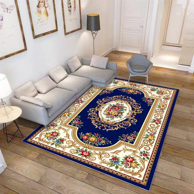 Bedroom Area Rug Chair Anti-Slip Nordic Geometric Pattern Rugs Carpets for Living Room
