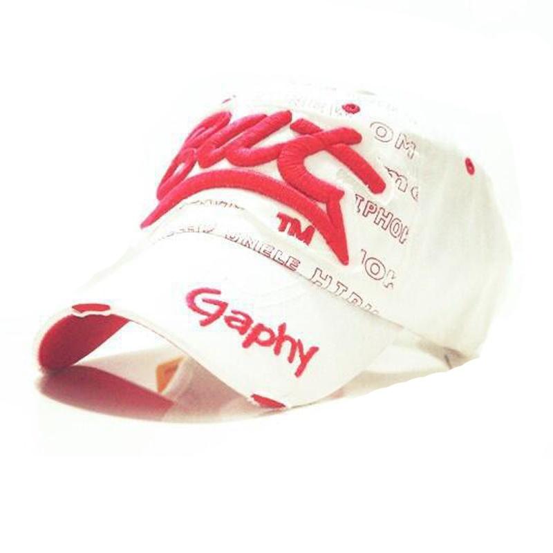 Hat Cotton Adjustable Summer Cap Hip Hop Snapback Letter Baseball Cowboy Sun Hats  Boys
