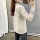 Autumn and Winter Plus Velvet Thick Sweater Half High Neck Loose Casual Bottoming Shirt Fashion Simple Female Sweater