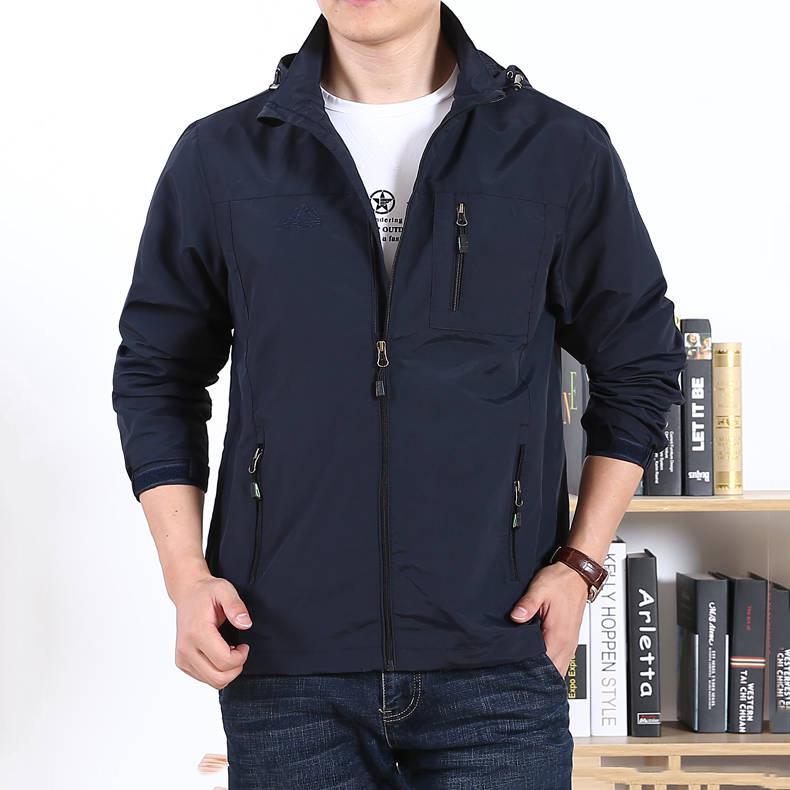 Men Jacket Autumn Fashion Coats Male Casual Baseball Bomber Jacket Mens Overcoat Plus Size M-4XL