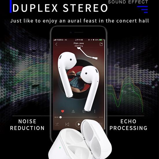 AP2 TWS 1:1 Air 2 Pods Pop-up Sensor Optical Control Wireless Earphones Earbuds Headphones Headset