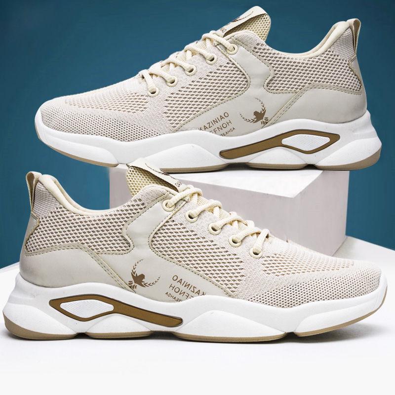 Summer Men Casual Shoes Light Breathable Mesh Shoes Men Sneakers Lace Up Gray White Black Red Male Shoes 2020