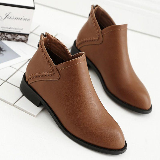 European Style Women Girl Boots Woman British Style Rivet Boots Martin Boots Autumn Winter Shoes