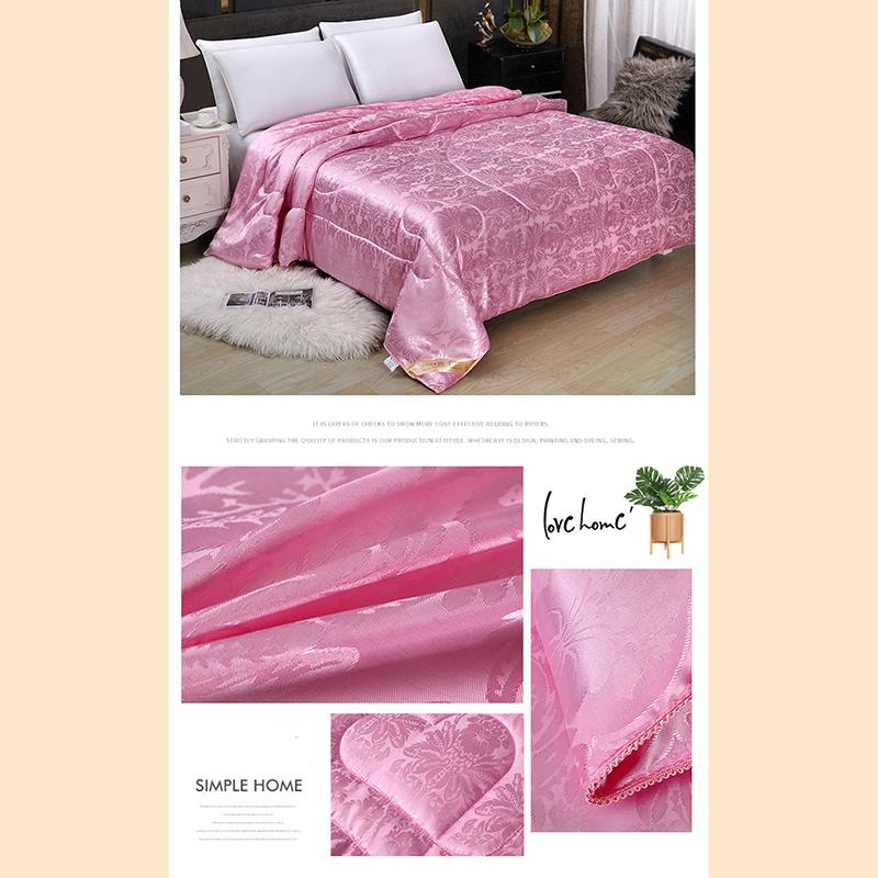 Silk Quilt 100% Mulberry Silk Cotton Quilt Winter Thickening Dormitory Single Warm Winter Quilt Core Double Air-conditioned Quilt