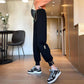 Spring and Summer Thin Harlan Korean Version of The Casual Thin Wild Student Beam Foot Sports Cotton Long Pants Ins Female