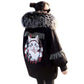 Net Celebrity Women's Down Jacket Mid-length Style Understands Winter Fashion Tide Brand Parka Coat
