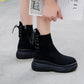 Korean Version of Martin Boots Female British Style Short Boots Platform Shoes Spring and Autumn Thick-soled Short-tube Women's Boots