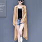 Chiffon Cardigan Women's Sun Protection Clothing Sun-Dress Mid-length Plus Size Shawl Loose Outer  Thin Coat Beach