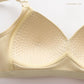 Thin Breathable Non-steel Ring Anti-sagging Gather-up Non-magnetic Underwear Women's Bra Fabric Light and Breathable