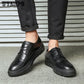Brock Casual Men's Leather Shoes British Breathable Hair Stylist Wedding Shoes
