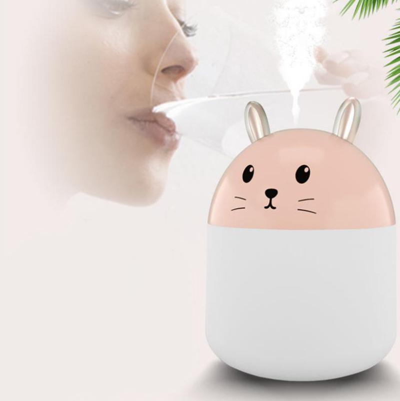 250ml Fat Mouse Indoor Air Humidifier Purifier Mute Aroma Diffuser Portable USB Electric Sprayer